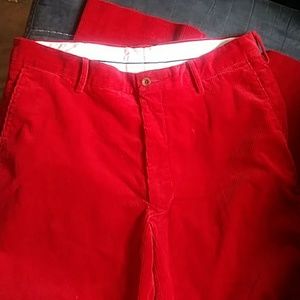 Polo ralph lauren red cordoroy pant